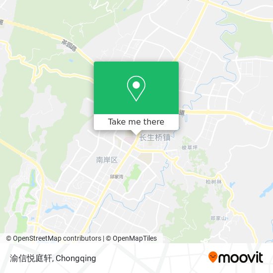 渝信悦庭轩 map
