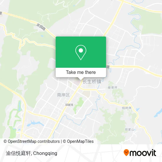 渝信悦庭轩 map