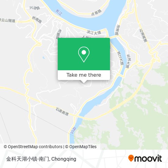 金科天湖小镇-南门 map