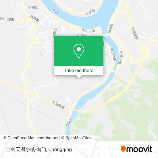 金科天湖小镇-南门 map