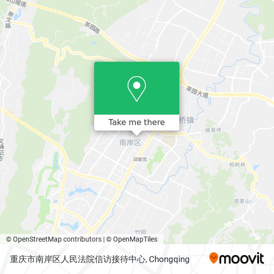 重庆市南岸区人民法院信访接待中心 map