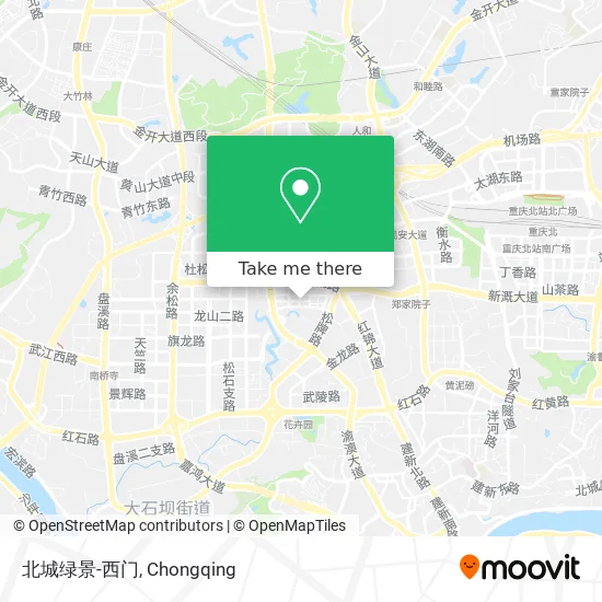 北城绿景-西门 map