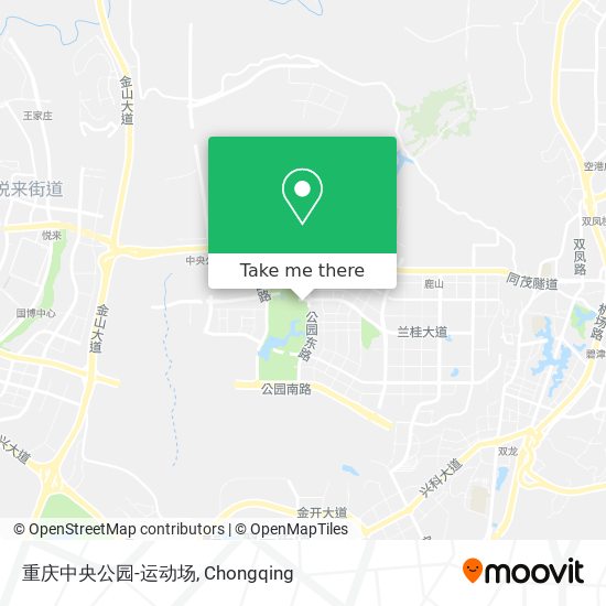 重庆中央公园-运动场 map
