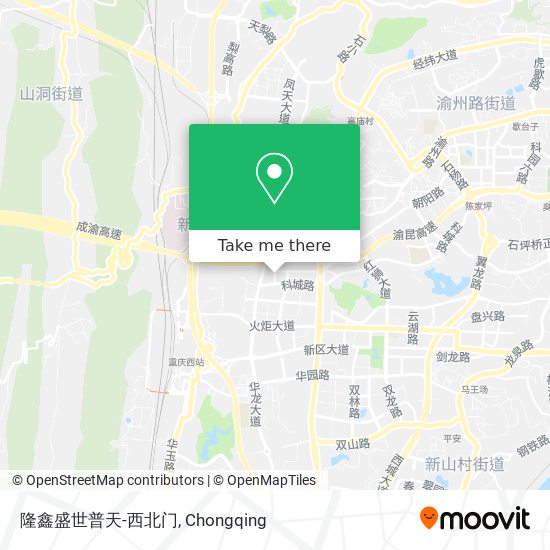 隆鑫盛世普天-西北门 map