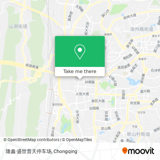 隆鑫·盛世普天停车场 map