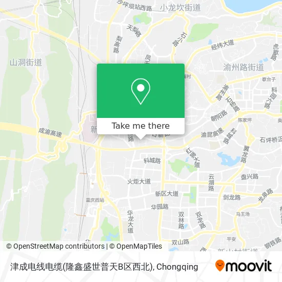 津成电线电缆(隆鑫盛世普天B区西北) map