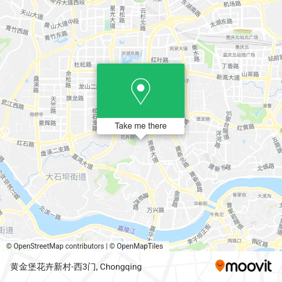黄金堡花卉新村-西3门 map