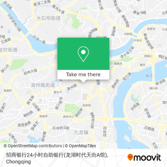 招商银行24小时自助银行(龙湖时代天街A馆) map