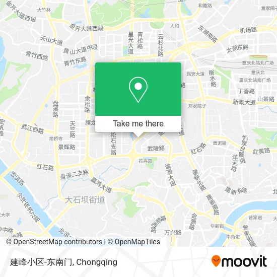 建峰小区-东南门 map