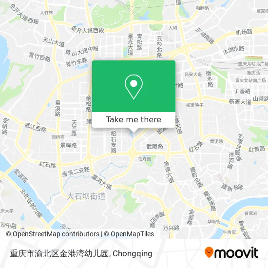 重庆市渝北区金港湾幼儿园 map