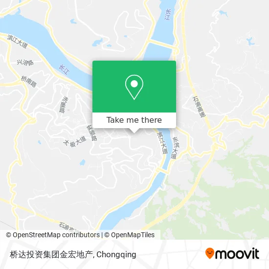 桥达投资集团金宏地产 map