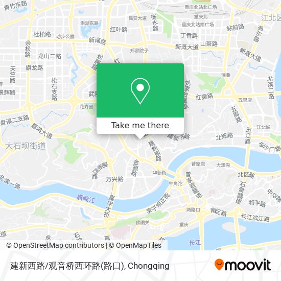 建新西路/观音桥西环路(路口) map