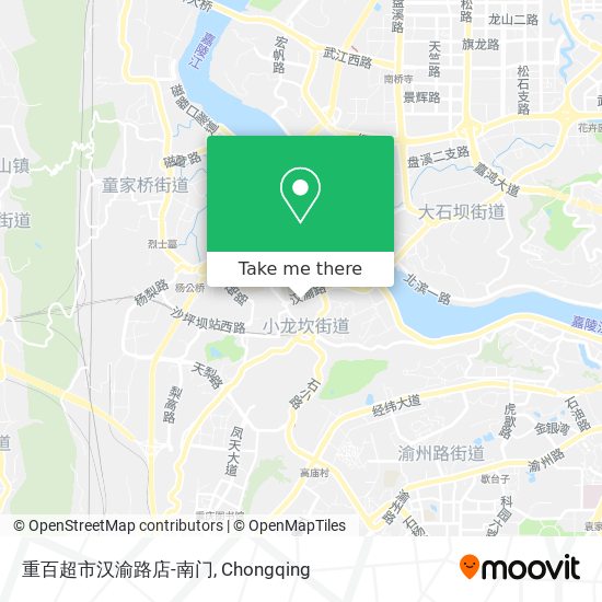 重百超市汉渝路店-南门 map
