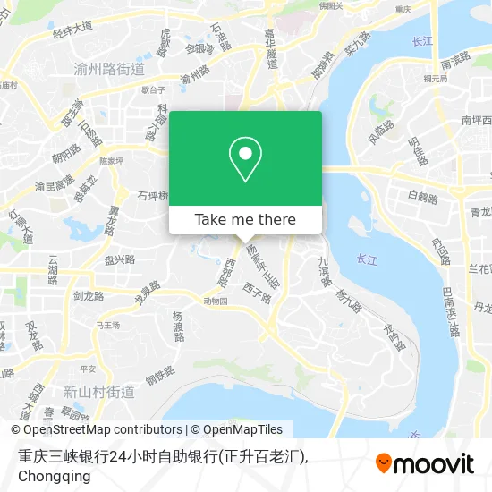 重庆三峡银行24小时自助银行(正升百老汇) map