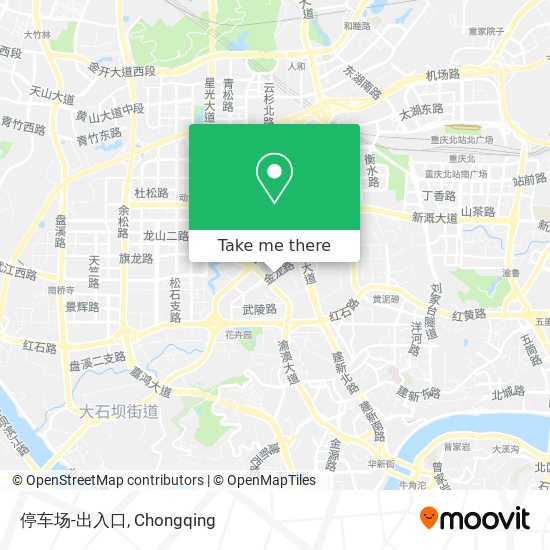 停车场-出入口 map