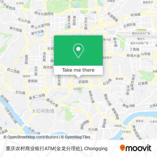重庆农村商业银行ATM(金龙分理处) map
