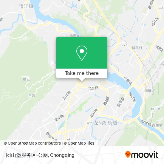 团山堡服务区-公厕 map