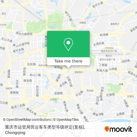 重庆市运管局营运客车类型等级评定(复核) map