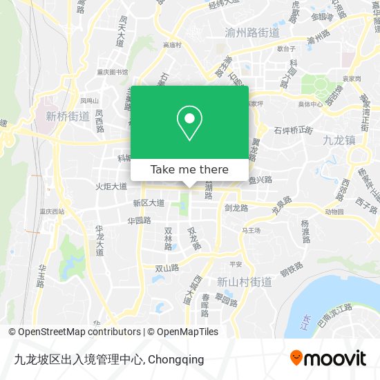 九龙坡区出入境管理中心 map