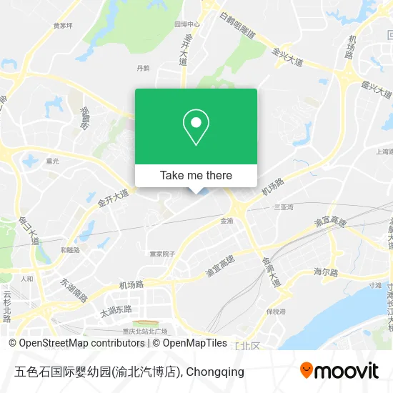 五色石国际婴幼园(渝北汽博店) map