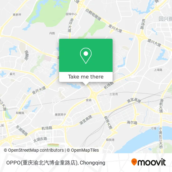 OPPO(重庆渝北汽博金童路店) map