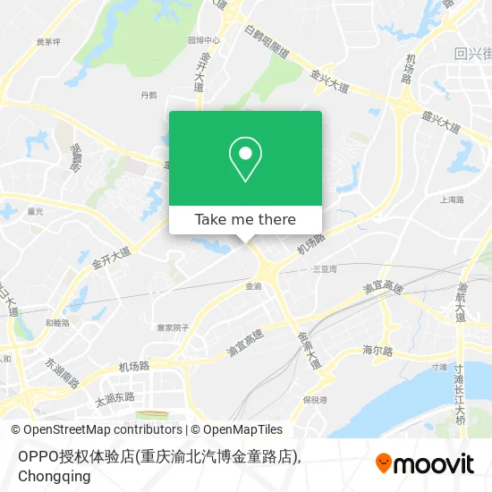 OPPO授权体验店(重庆渝北汽博金童路店) map