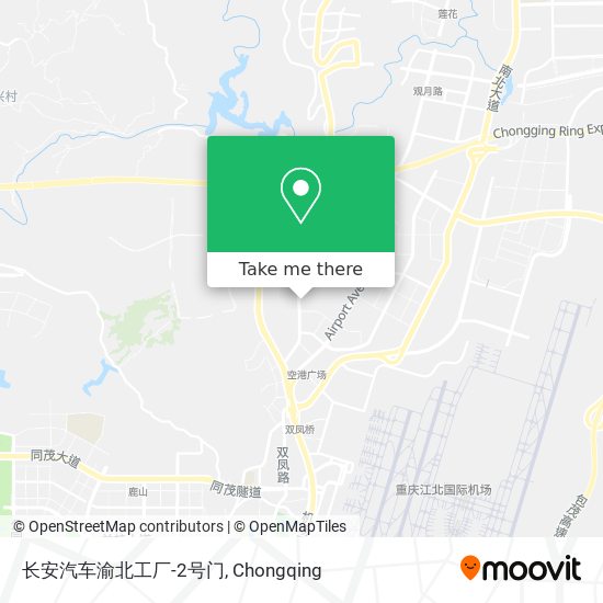 长安汽车渝北工厂-2号门 map