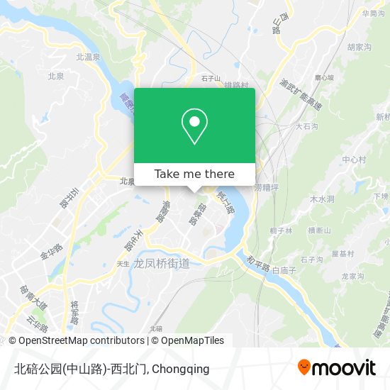 北碚公园(中山路)-西北门 map