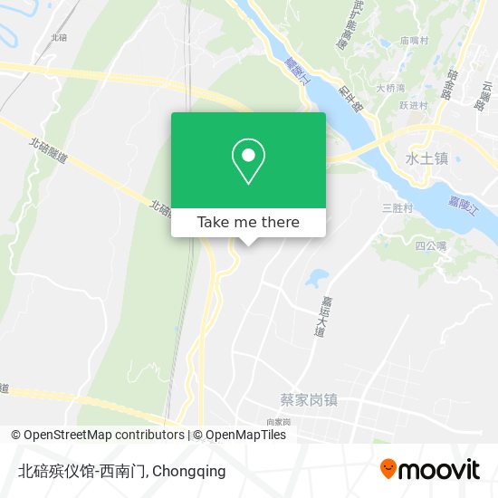 北碚殡仪馆-西南门 map