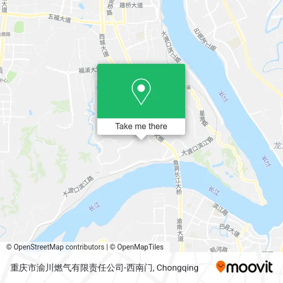 重庆市渝川燃气有限责任公司-西南门 map