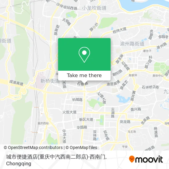城市便捷酒店(重庆中汽西南二郎店)-西南门 map