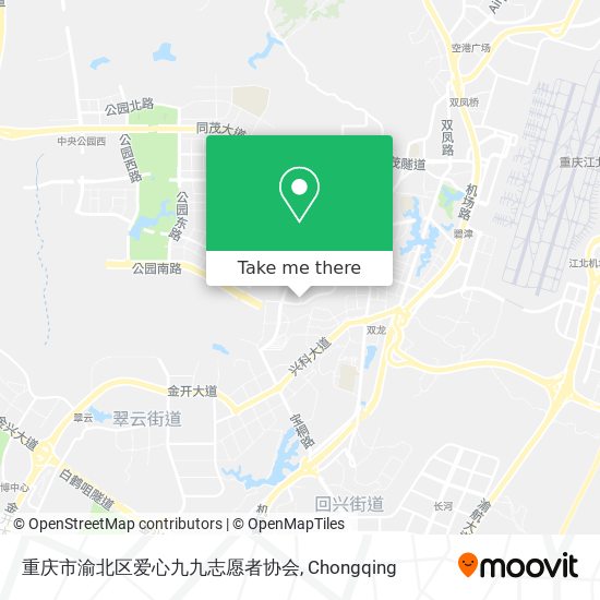 重庆市渝北区爱心九九志愿者协会 map