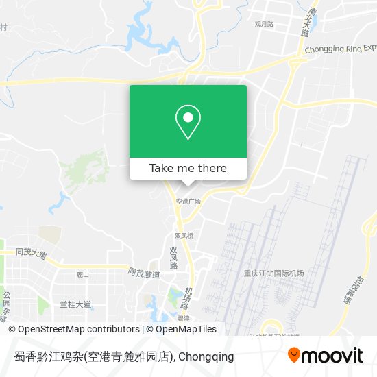 蜀香黔江鸡杂(空港青麓雅园店) map
