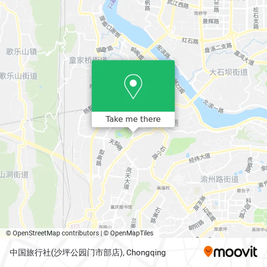 中国旅行社(沙坪公园门市部店) map