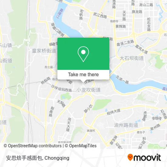 安思焙手感面包 map