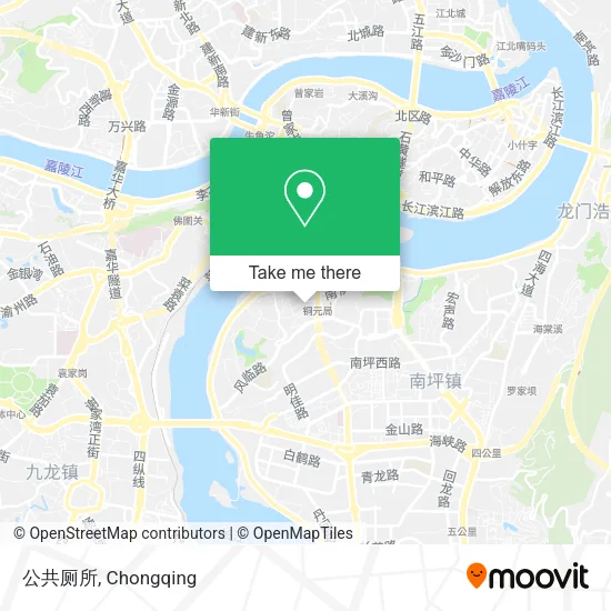 公共厕所 map