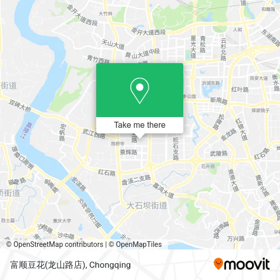 富顺豆花(龙山路店) map