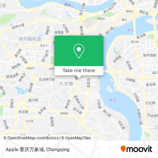 Apple 重庆万象城 map