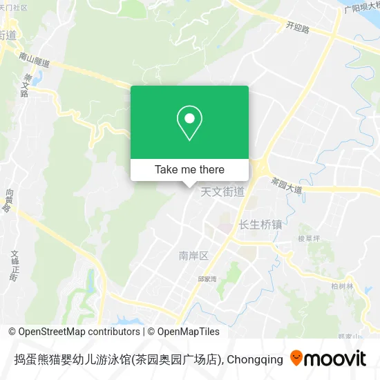 捣蛋熊猫婴幼儿游泳馆(茶园奥园广场店) map