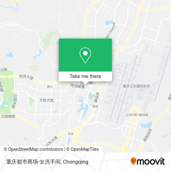 重庆都市商场-女洗手间 map
