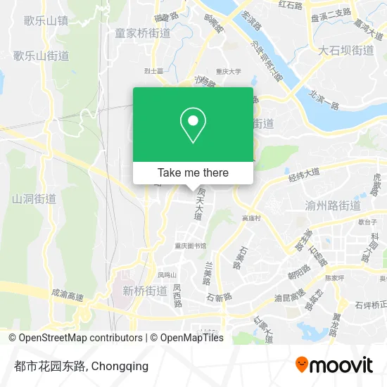 都市花园东路 map