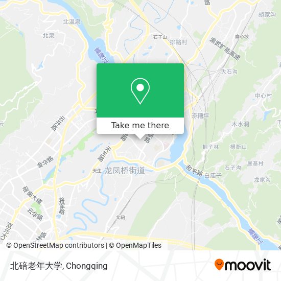 北碚老年大学 map