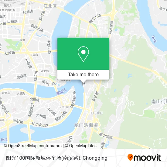 阳光100国际新城停车场(南滨路) map