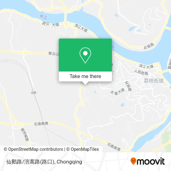 仙鹅路/涪蒿路(路口) map