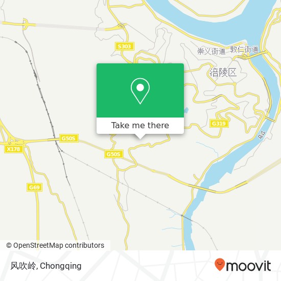 风吹岭 map