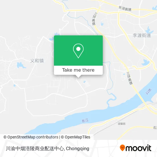 川渝中烟涪陵商业配送中心 map