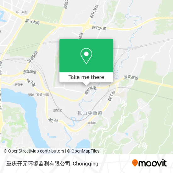 重庆开元环境监测有限公司 map