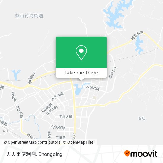 天天来便利店 map