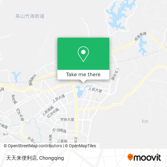 天天来便利店 map