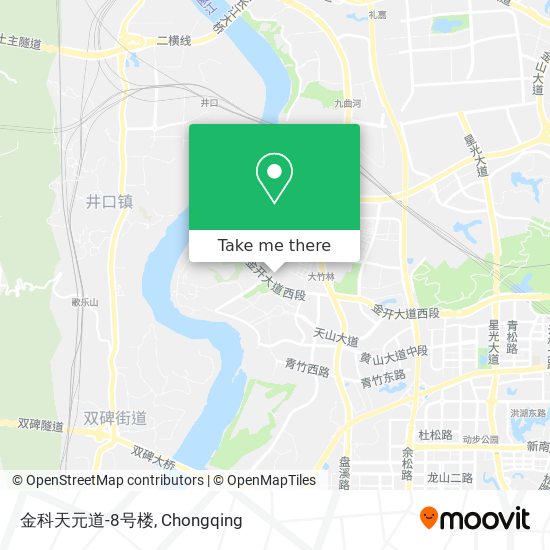 金科天元道-8号楼 map